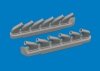 Eduard 672445 P-51D exhaust stacks PRINT for ARMA HOBBY 1/72